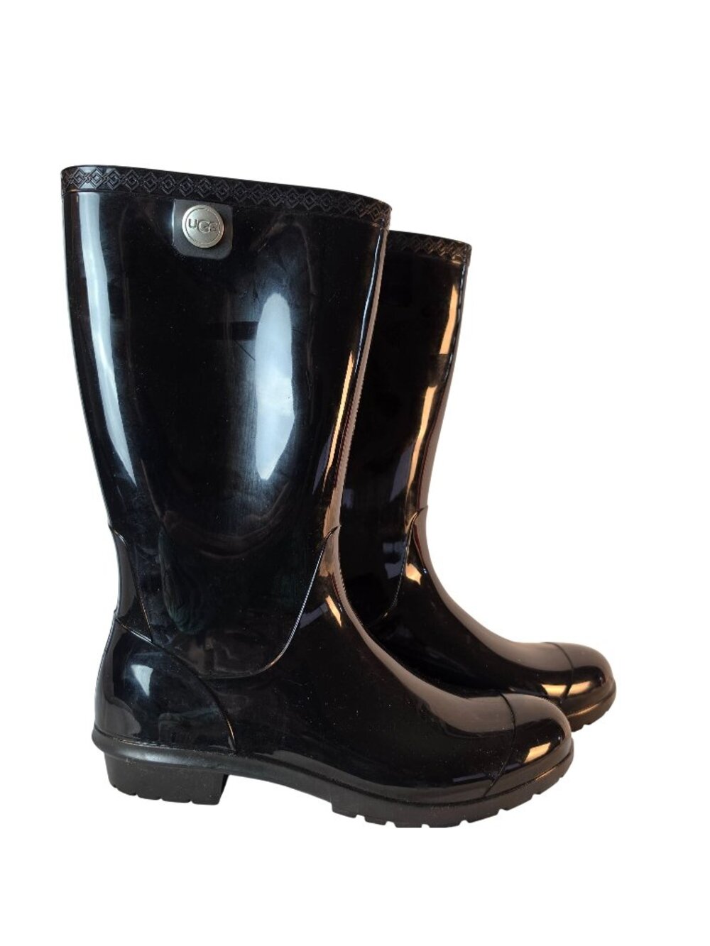 UGG Shaye tall rain boots in women’s size 11. Brand new without the original box